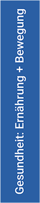 Gesundheit:  Ernährung + Bewegung Gesundheit:  Ernährung + Bewegung
