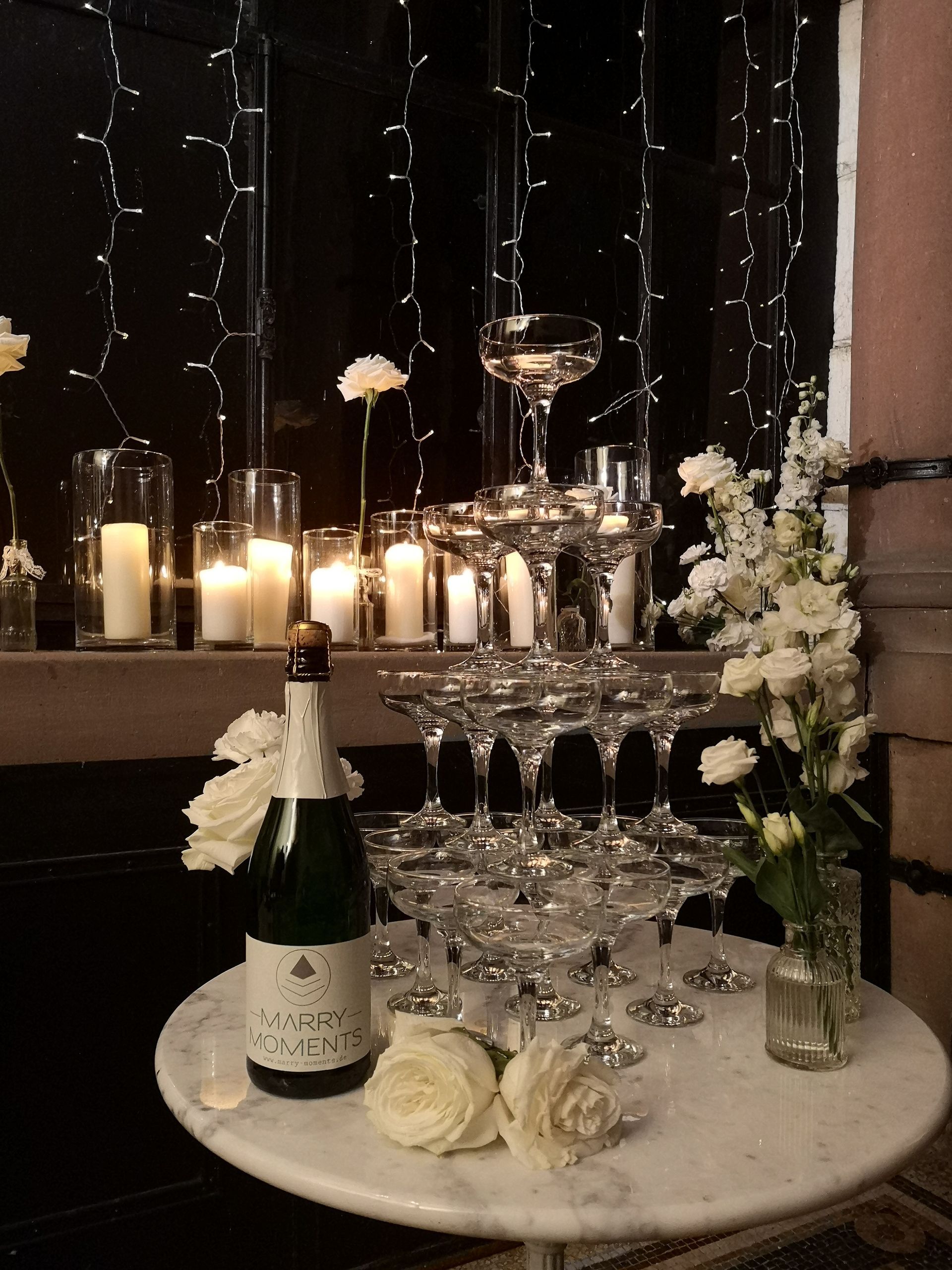 Sektempfang inklusive Sektgläser buchen