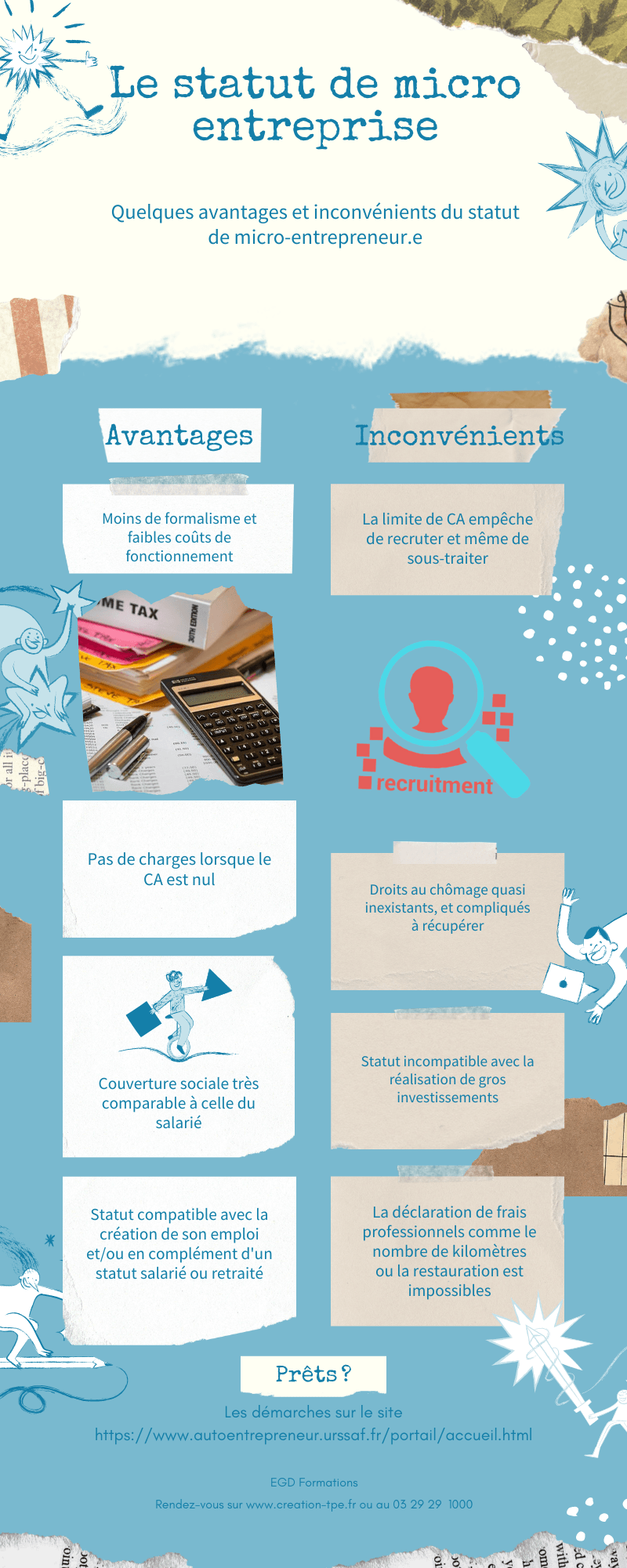 avantages et inconvénients micro entrepreneur