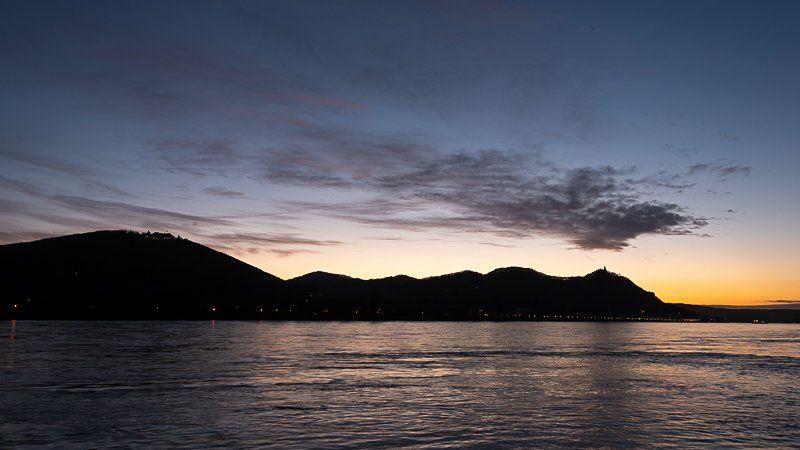 Drachenfels Sonnenaufgang