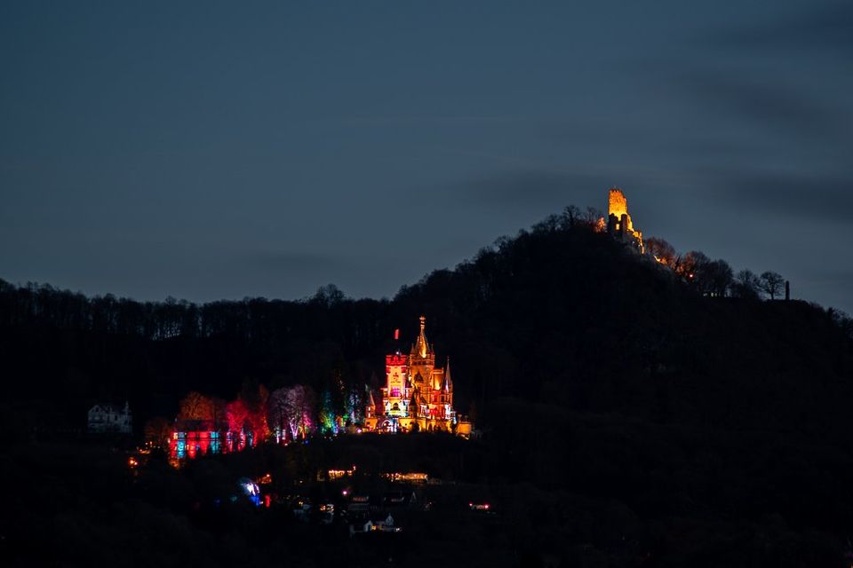 Schloss Drachenburg und Drachenfels