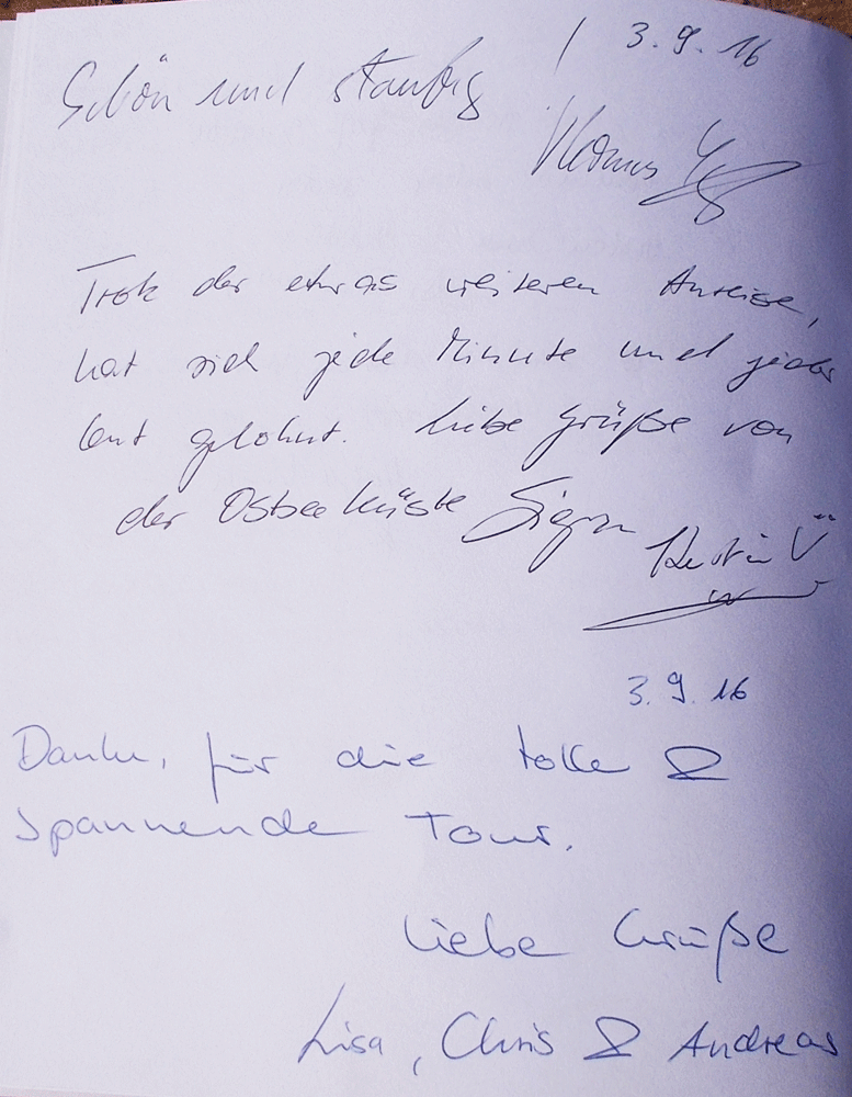 Gästebucheintrag QUADraTOUR  03092016