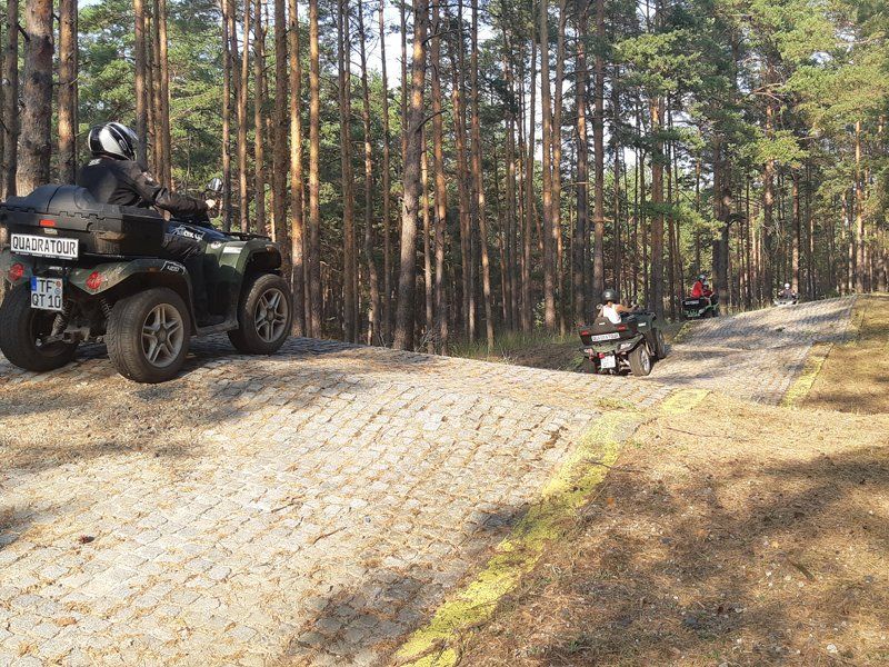 Firmenausflug Fahrzeugtestgelände Quad Tour Berlin Brandenburg