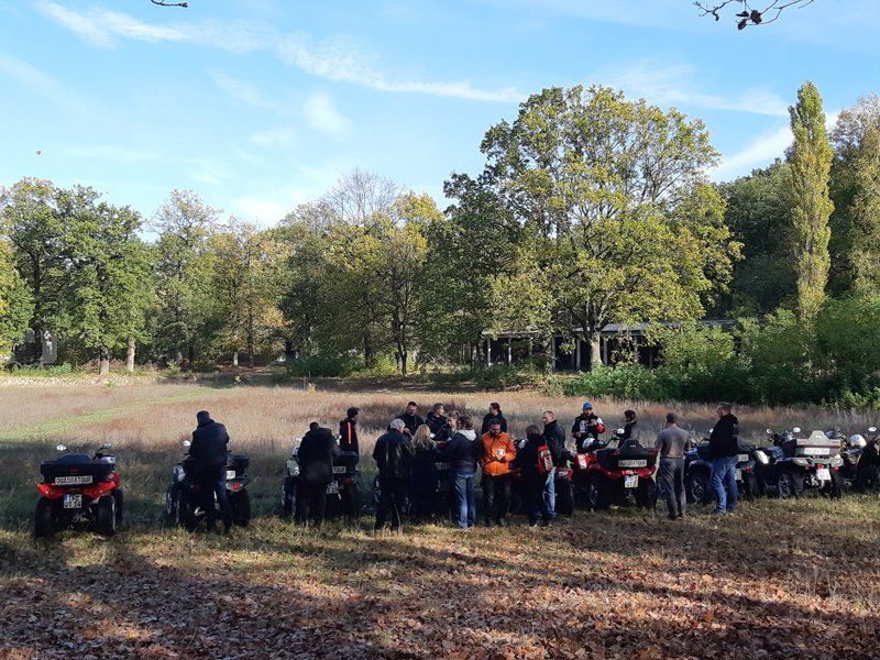 Firmenausflug Dalhoff Quad Tour Bunkergelände BBQ Berlin Brandenburg