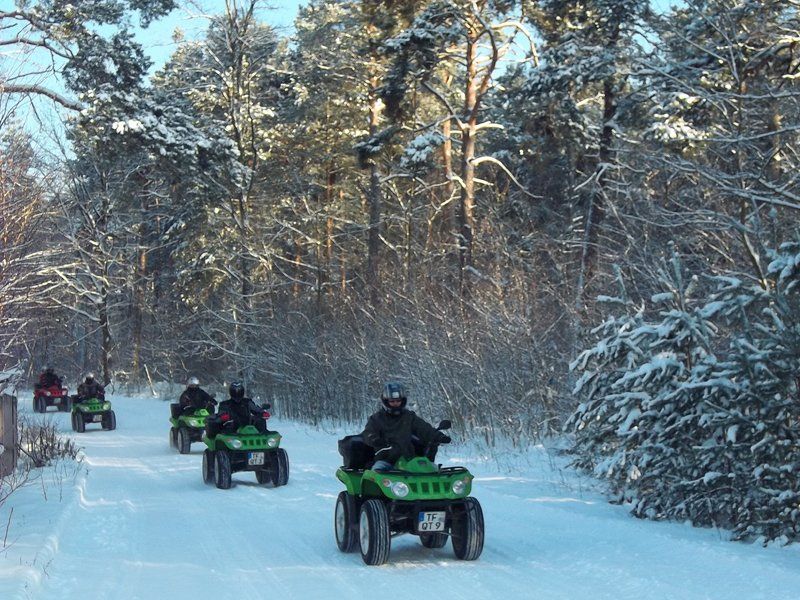 Quad fahren Erlebnistour Landschaft Geschichte Brandenburg