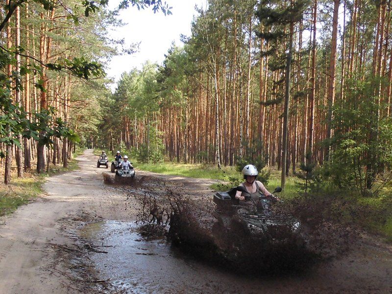 Junggesellinnenabschied Frauen Quad fahren Brandenburg