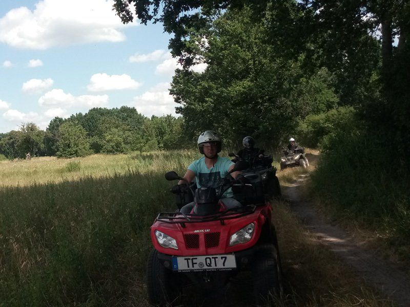 JGA für Männer Quad fahren Berlin