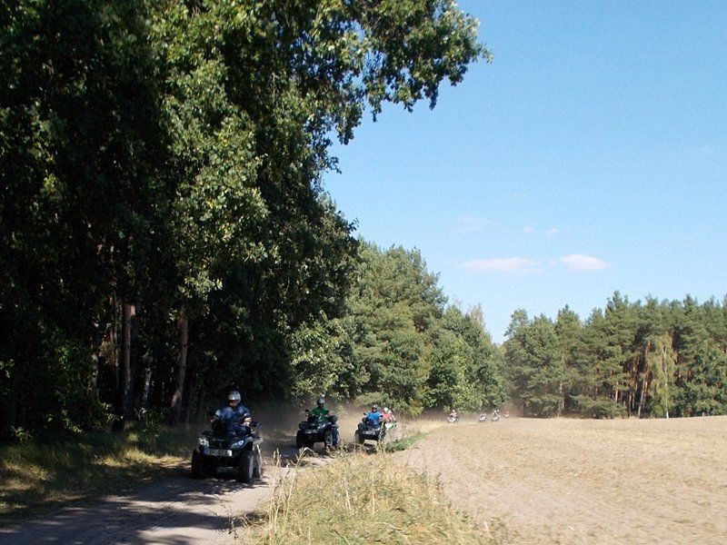 Kleine Landschaftstour Quad fahren Teltow Fläming