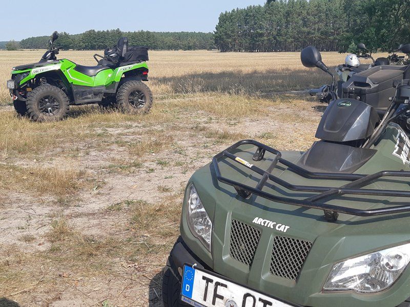 Sommer Sonne Quad fahren Spitzbunker Wünsdorf