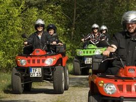 Familien Quad Tour mit Kindern Quad fahren