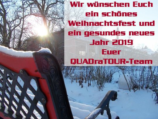 Weihnachtsgrüße QUADraTOUR