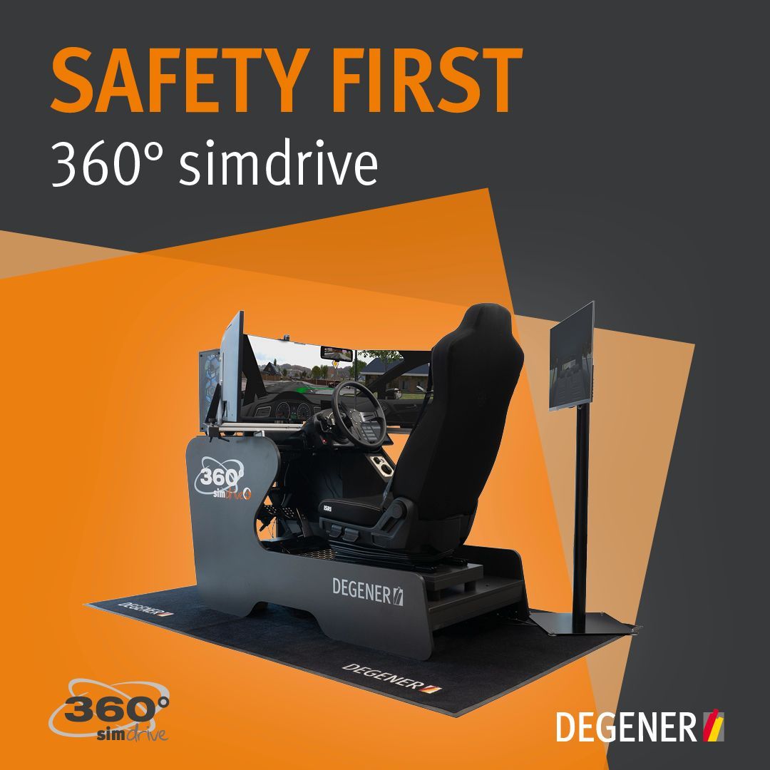 360° simdrive Fahrsimulator bei der Fahrschule Garderman Nürnberg