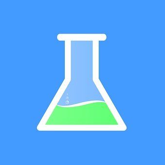 Ein Reagenzglas symbolisiert die Nährstoffe von Speiseinsekten.