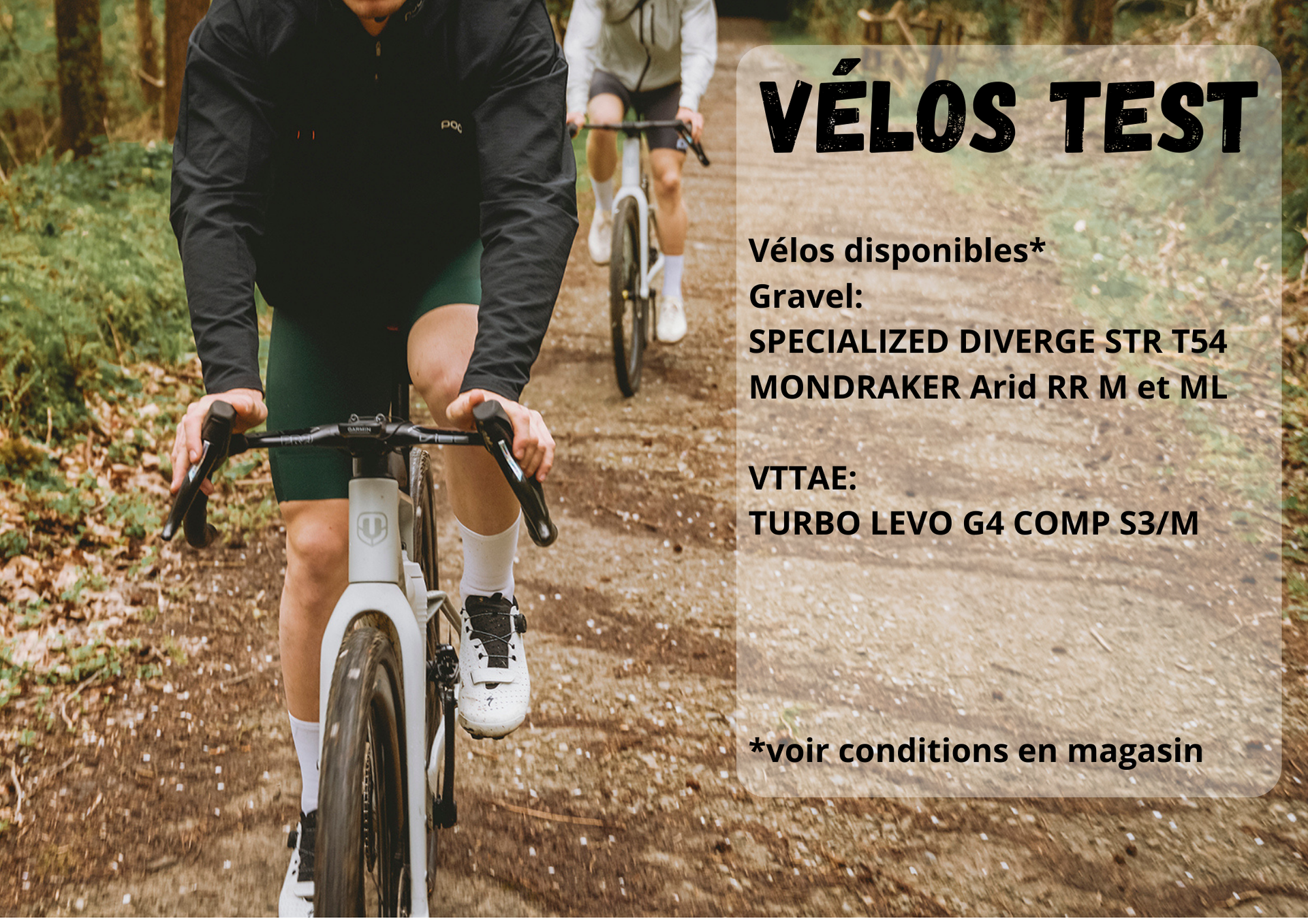 vélos test