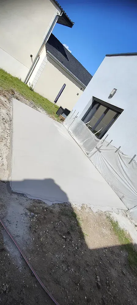 terrasse béton Normandie