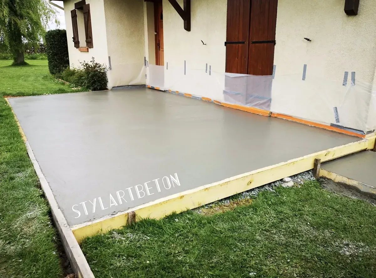 dalle béton en Normandie