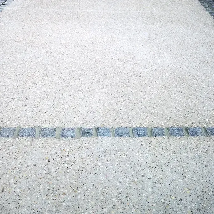Béton désactivé et pavé