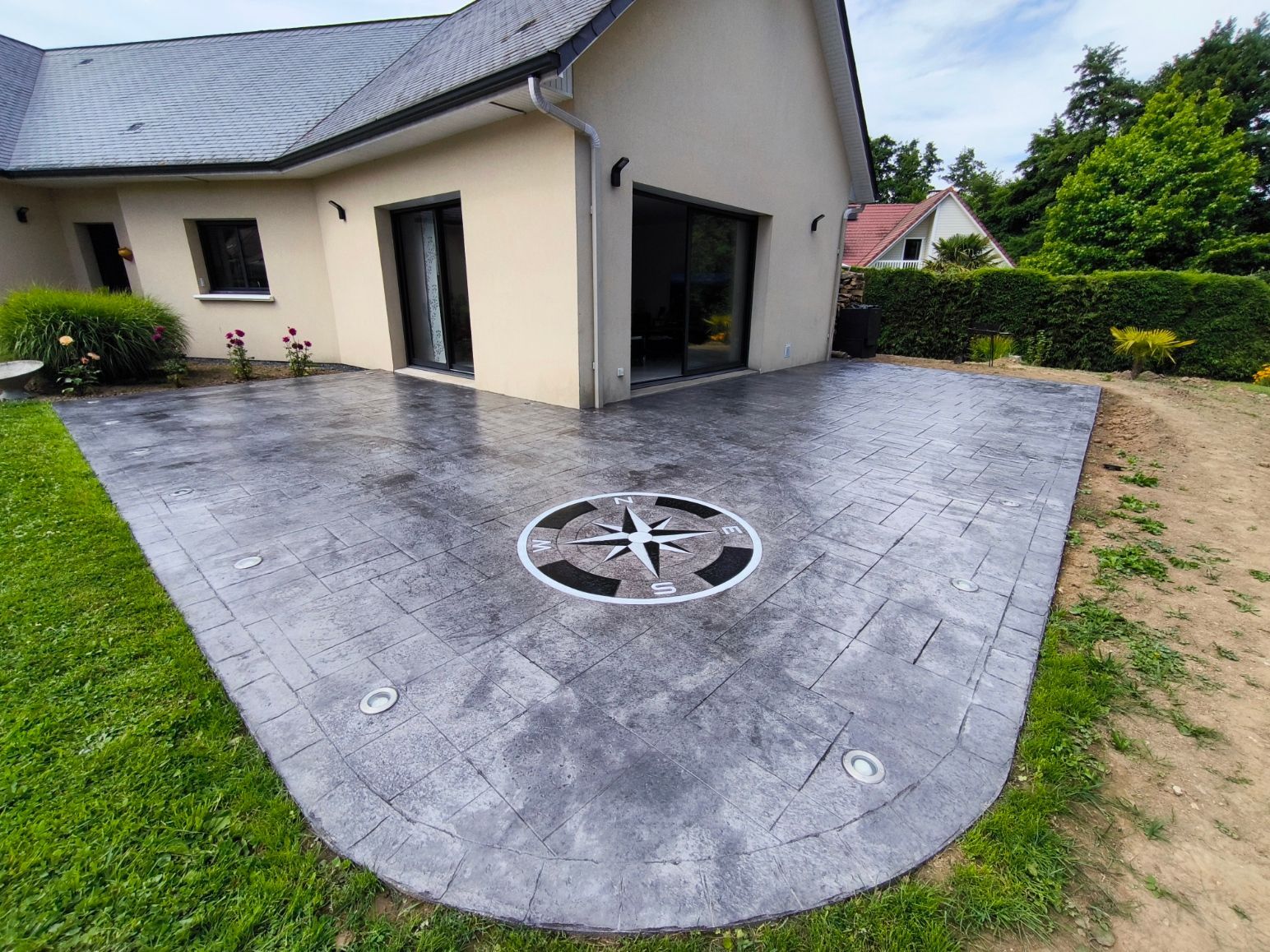beton imprime criel sur mer 76 beton imprime imitation regal ashlar couleur anthracite