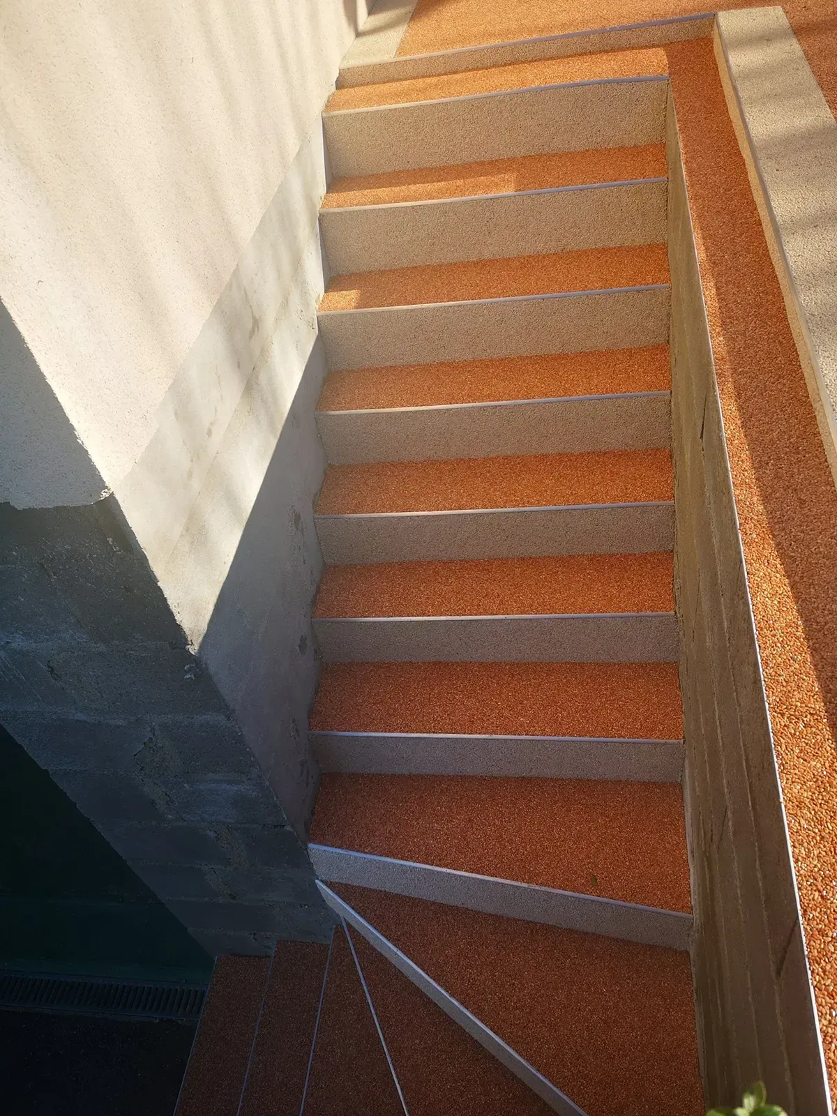 escalier moquette de pierre Normandie