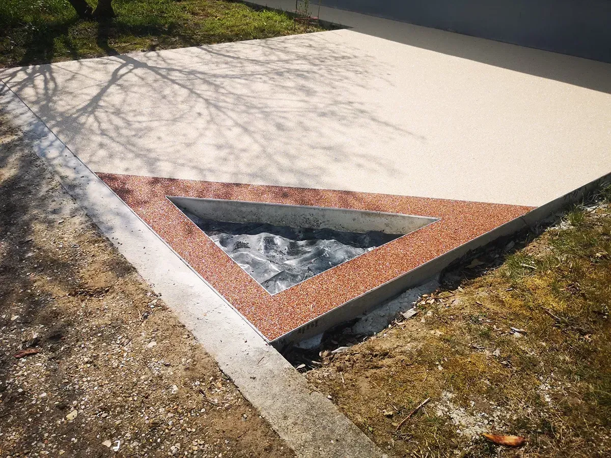 détail moquette de pierre Normandie