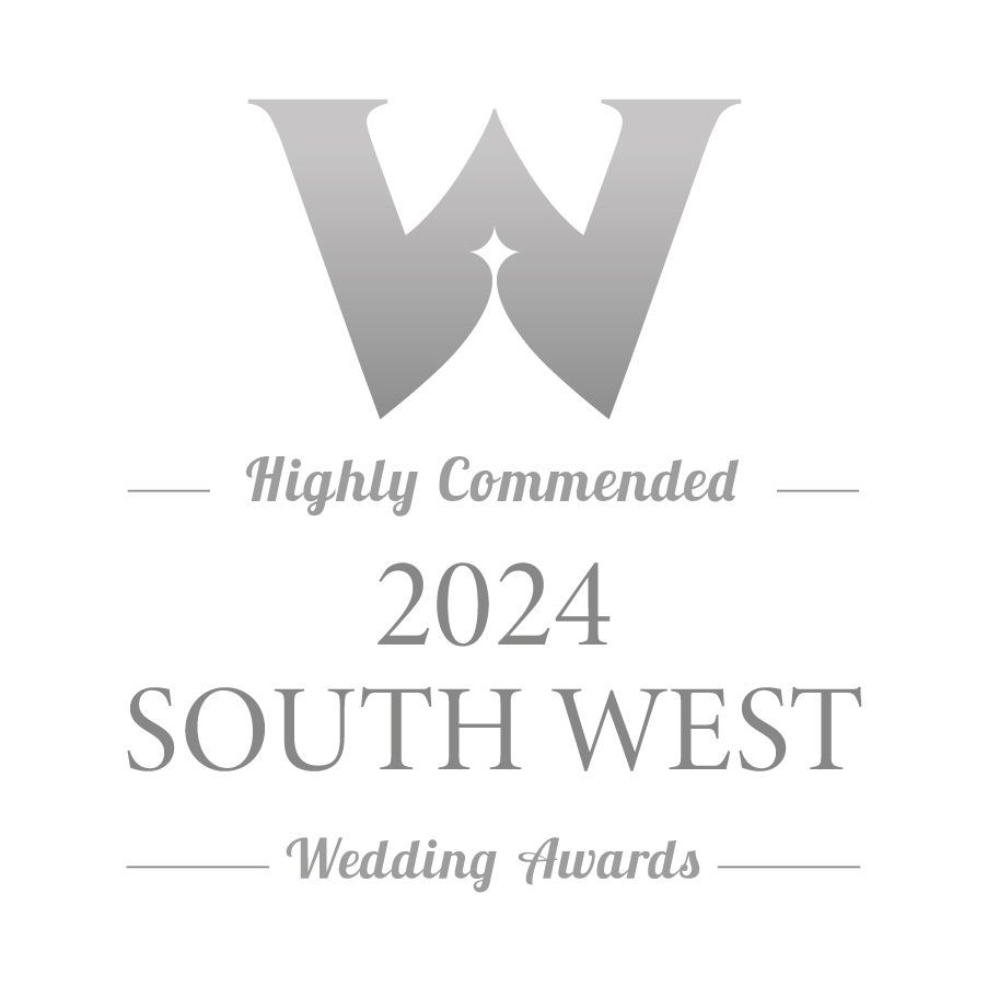 Highly Commended award certificate from the 2024 South West Wedding Awards for Outstanding Celebrant.
