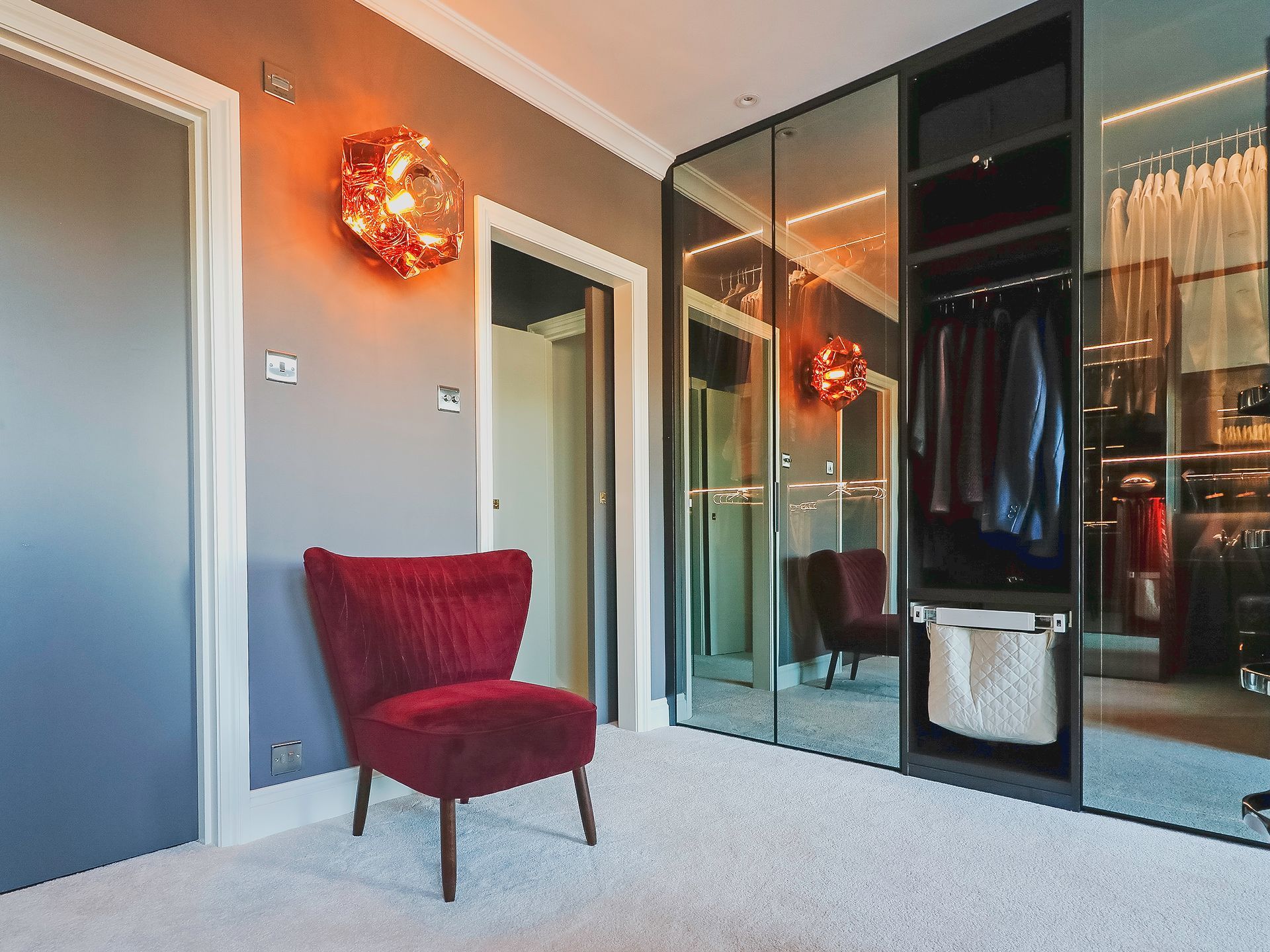 Neatsmith wardrobes Surbiton Design & Conker Interiors