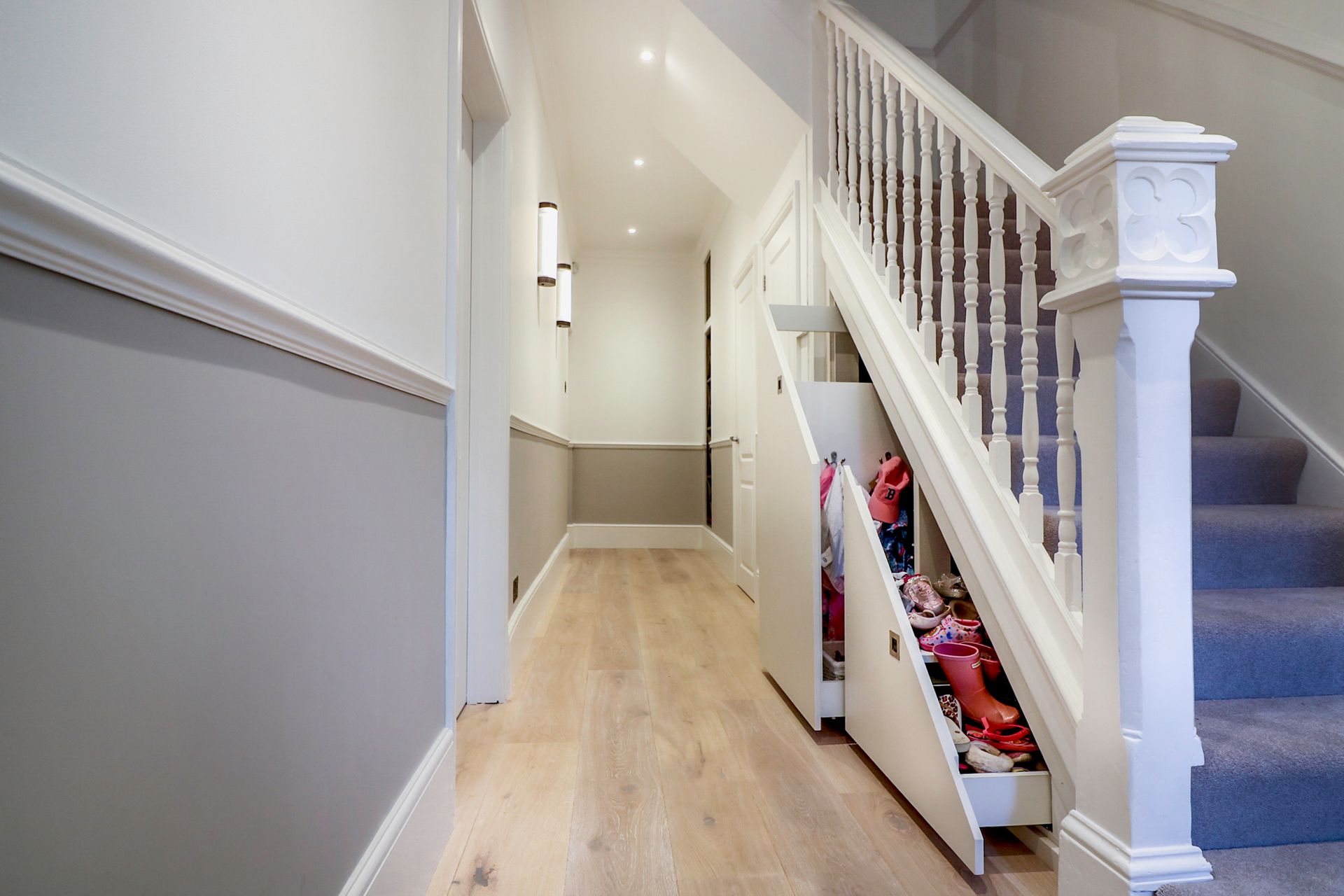 understairs storage Richmond Design & Conker Interiors