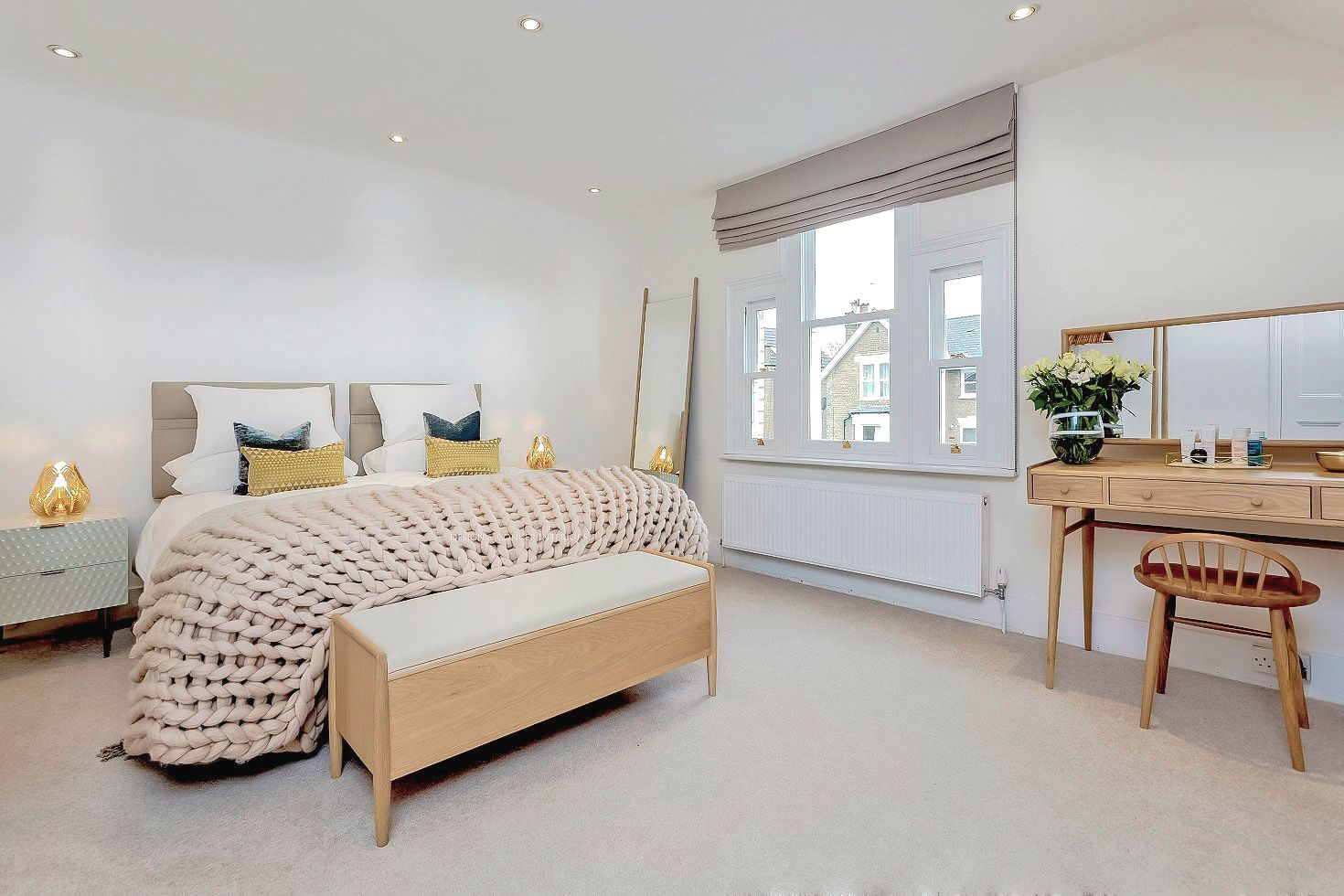 Scandinavian interior design. Richmond Hill interior design. gold table lamps