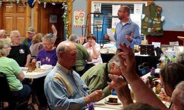 Ian McGaughey Speaks to Seniors