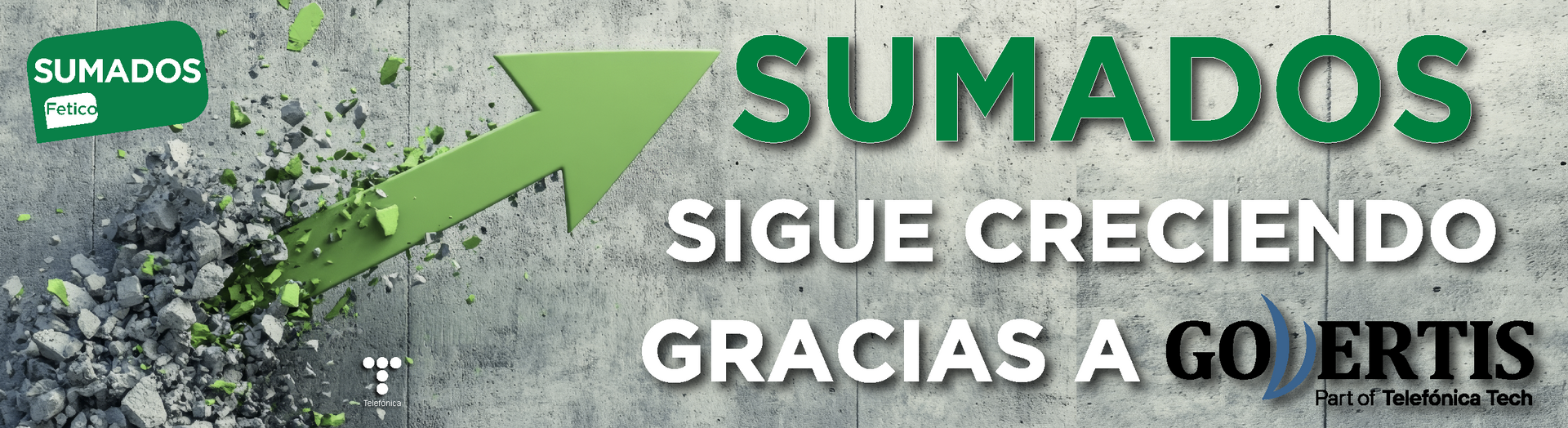 SUMADOS SIGUE CRECIENDO GRACIAS A GOVERTIS