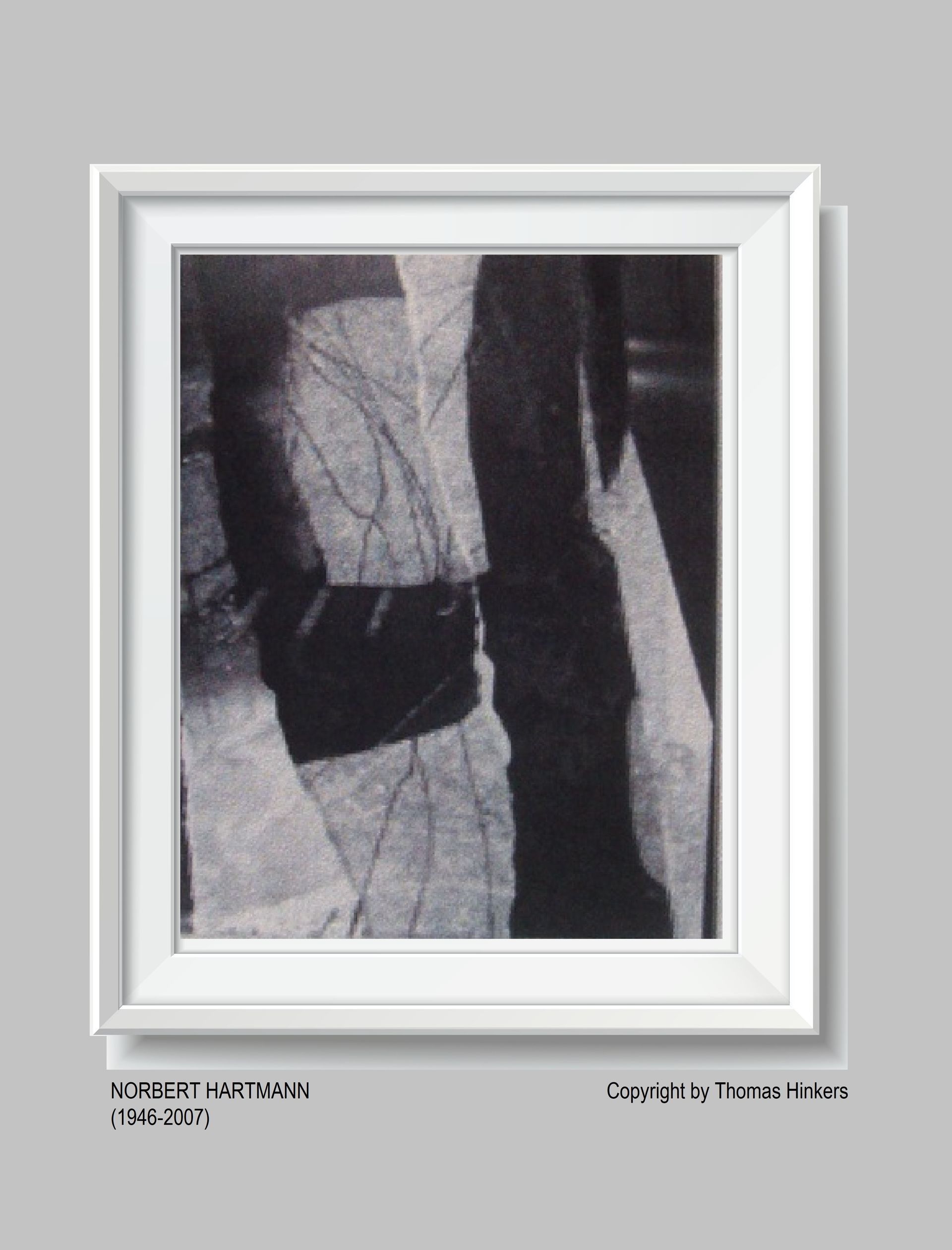 Norbert Hartmann (1946-2007) Papier-Werk aus dem Werkverzeichnis Hinkers