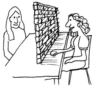 Worte sind Fenster oder sie sind Mauern.