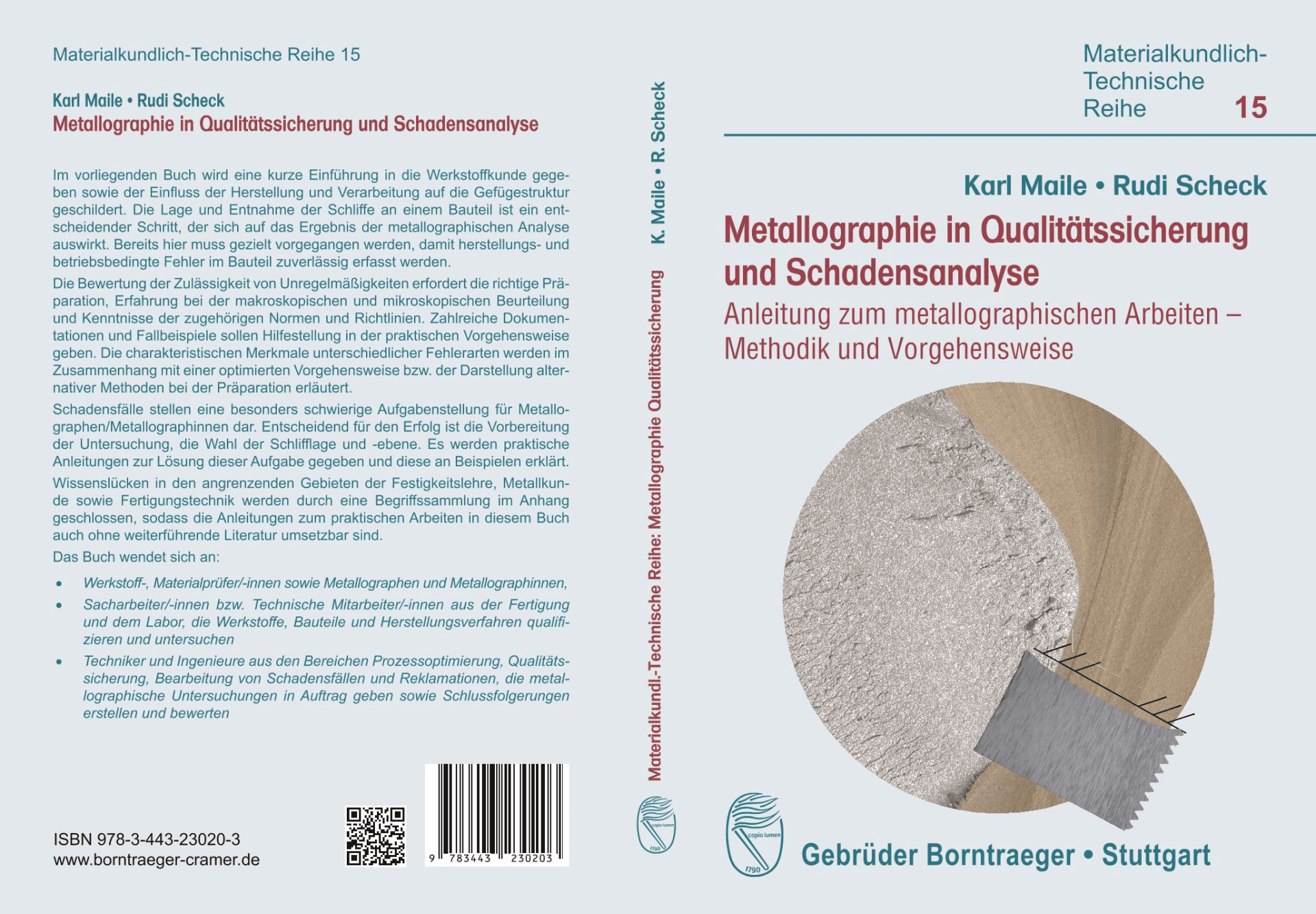 Neuerscheinung Metallographie in Qualitätssicherung und Schadensanalyse