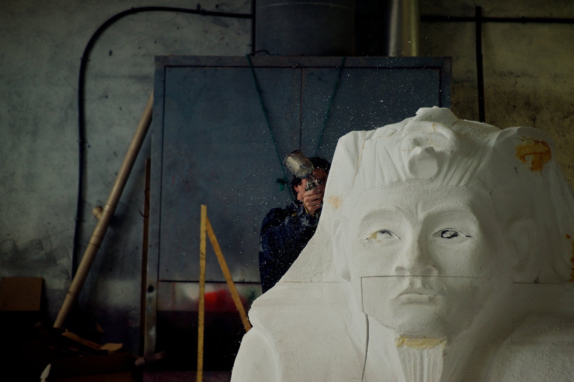 Construcción de los decorados de los proyectos de la compañía CPPP.