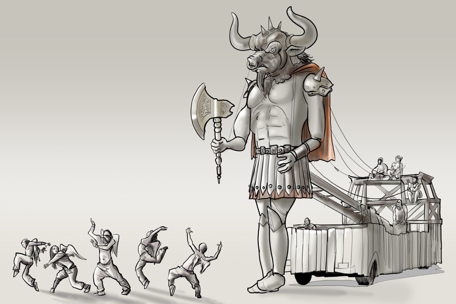 Création Dessin Pégoulade- Compagnie CPPP