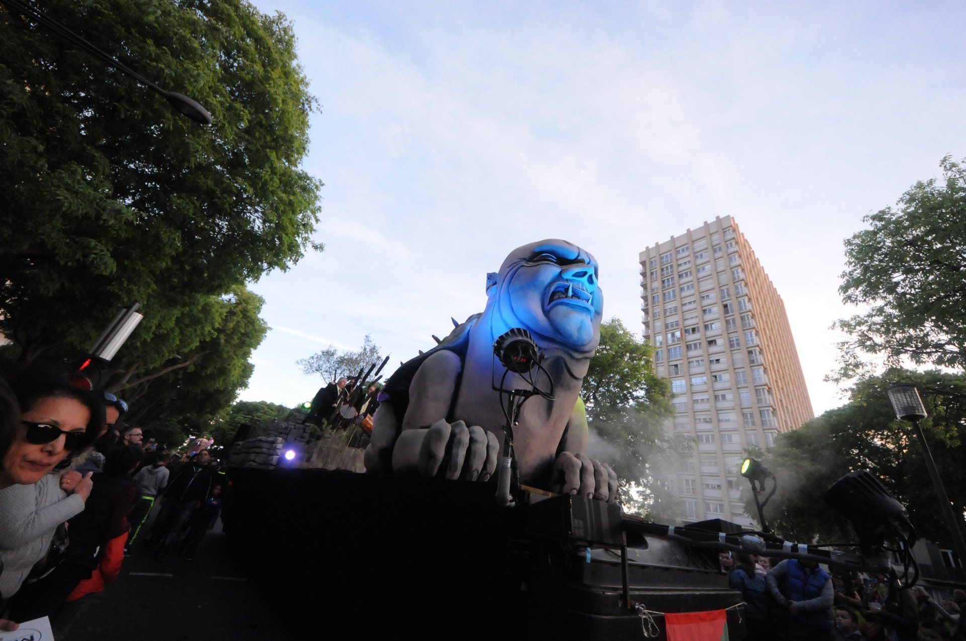 Set for the Pégoulade, opening parade of the Féria de Nîmes, by the CPPP Company