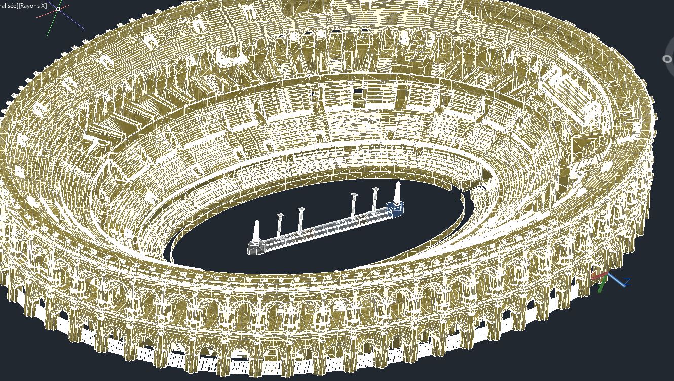 La Spina, croquis de construction du spectacle Hadrien par la Compagnie CPPP