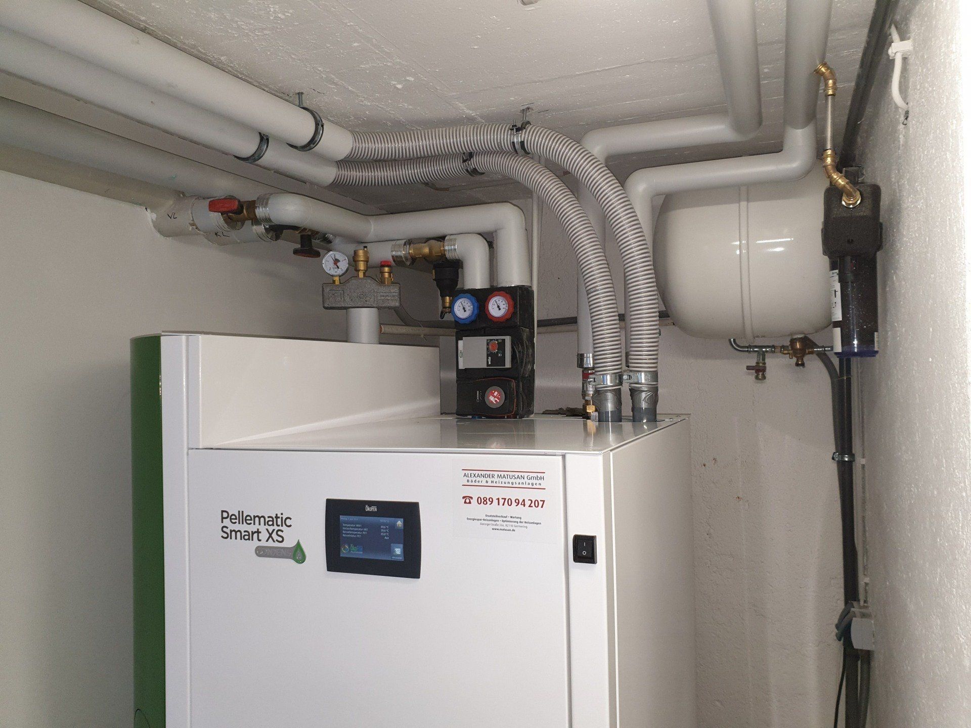 Pellet-Heizung der Firma Ökofen 2019 München Alexander Matusan