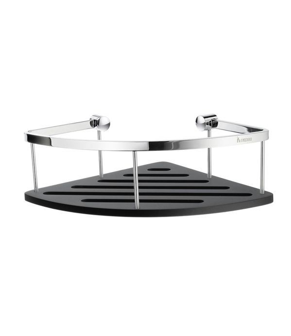 Duschkorb-Eck schwarz Design vs. Preilei