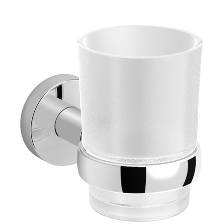 Zahnputzbecher Wand verchromt Basic vs. Preilei