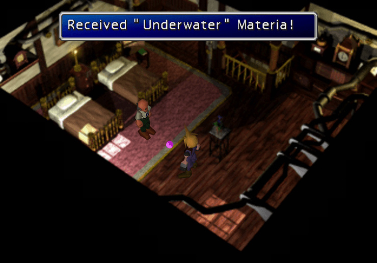 FF7 Kalm Traveller - Underwater Materia Reward