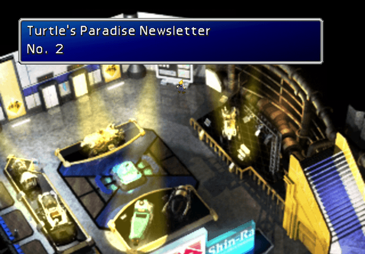FF7 Turtle's Paradise #2 Location