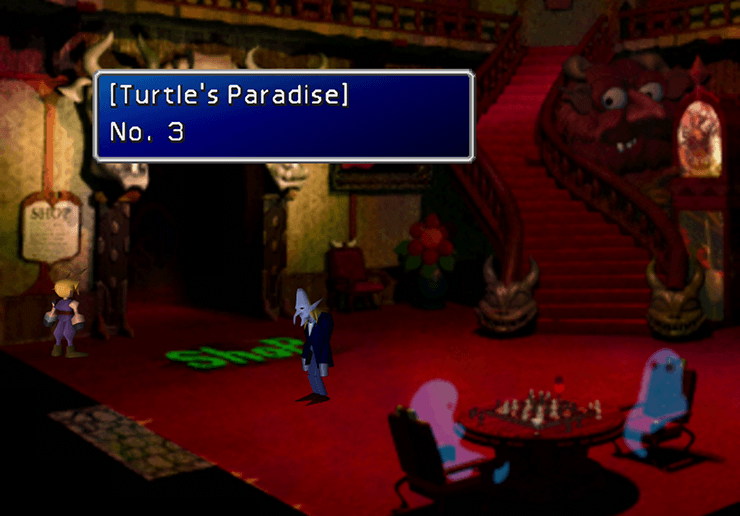 FF7 Turtle's Paradise #3 Location