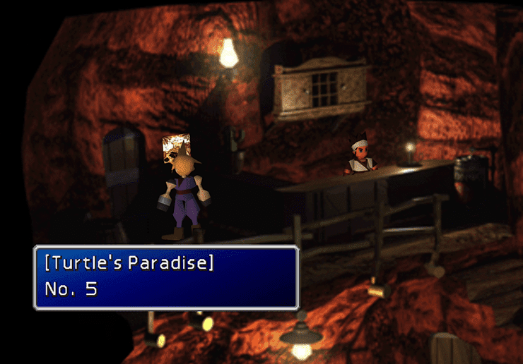 FF7 Turtle's Paradise #5 Location