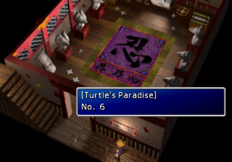 FF7 Turtle's Paradise #6 Location