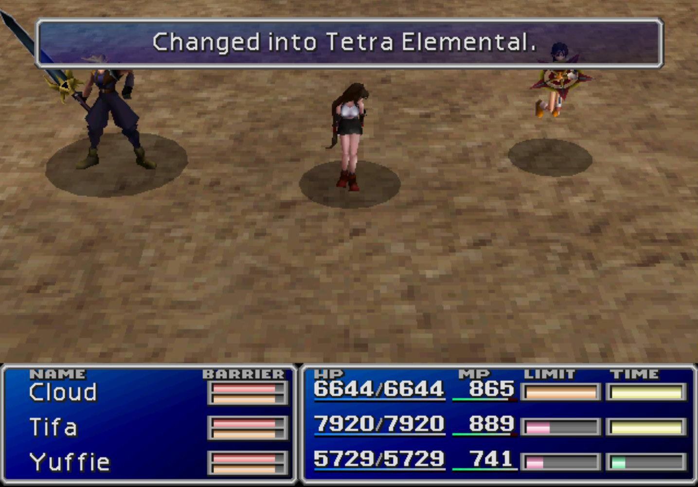 FF7 Tetra Elemental Morph