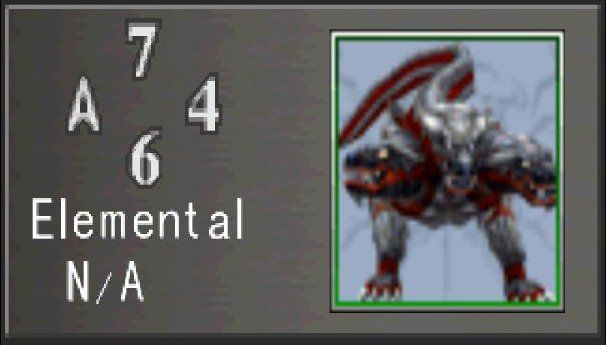 FF8 Triple Triad Card Cerberus