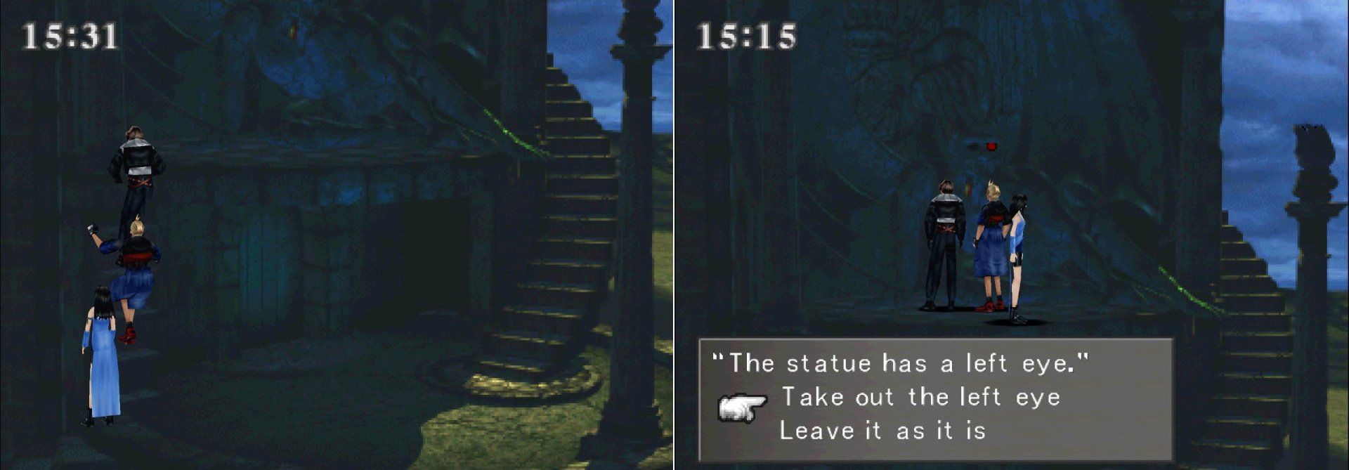 FF8 Odin Quest - Centra Ruins 1st Statue