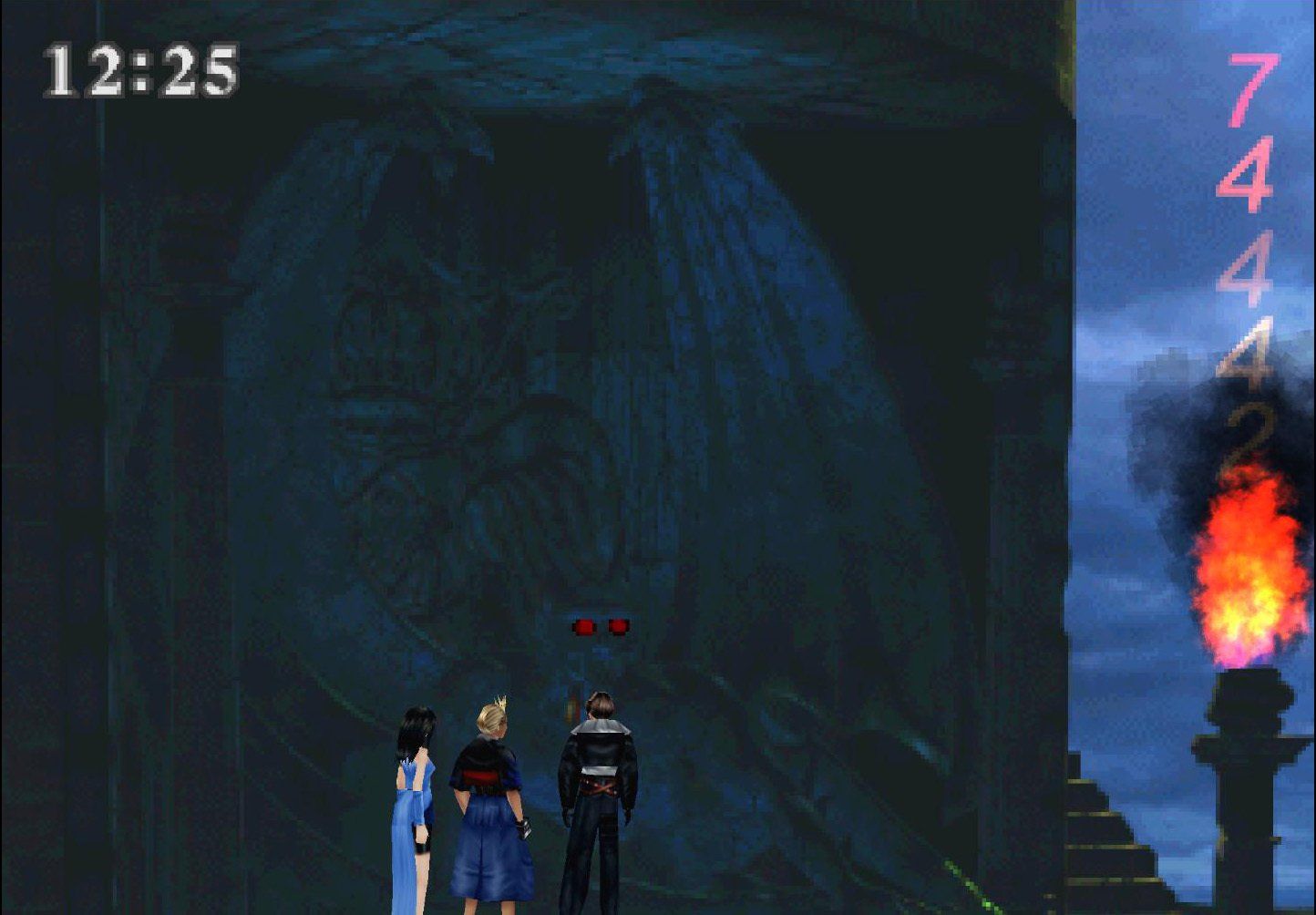 FF8 Odin Quest - Centra Ruins Statue Code