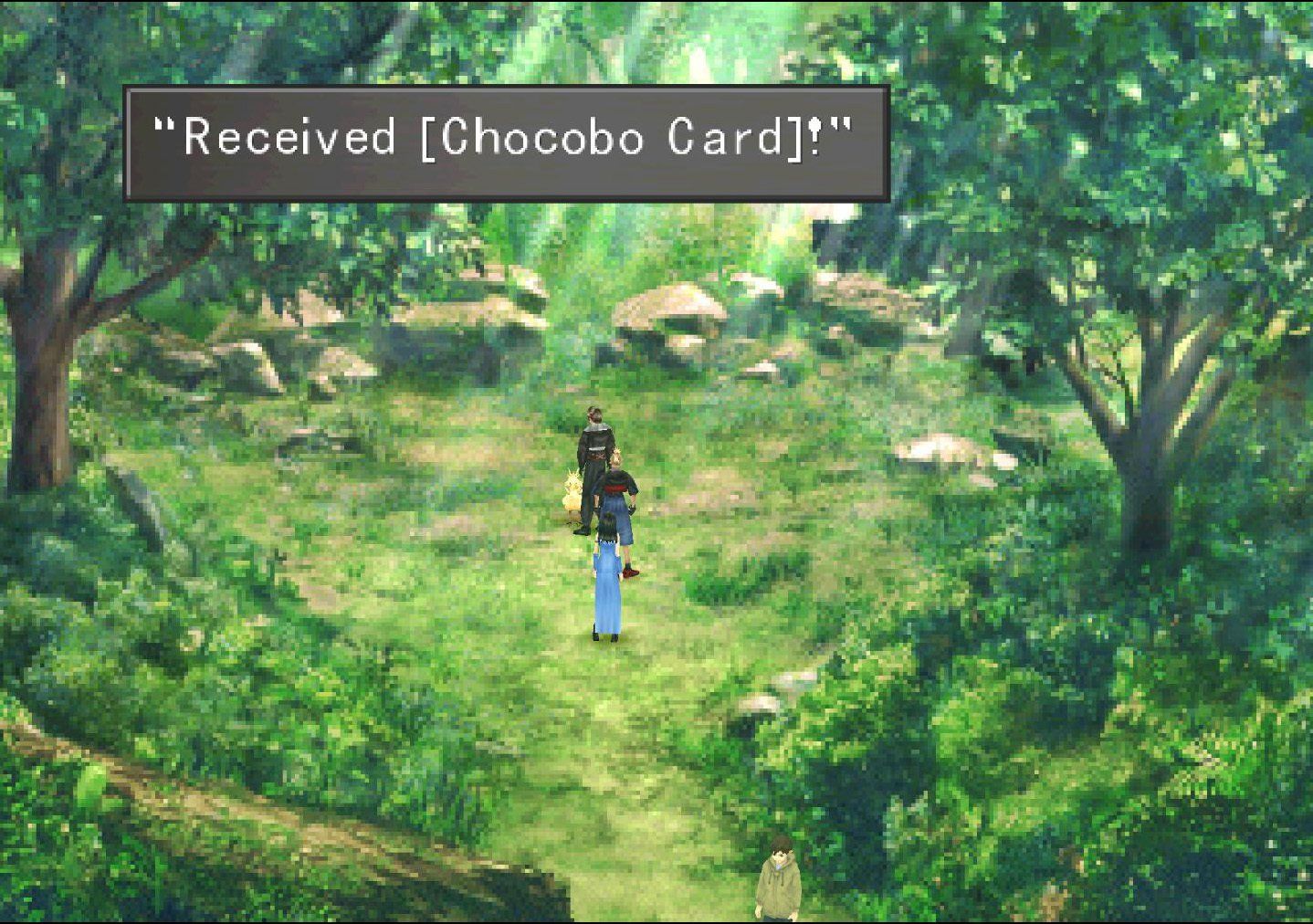 Chocobo Sanctuary Chocobo Card